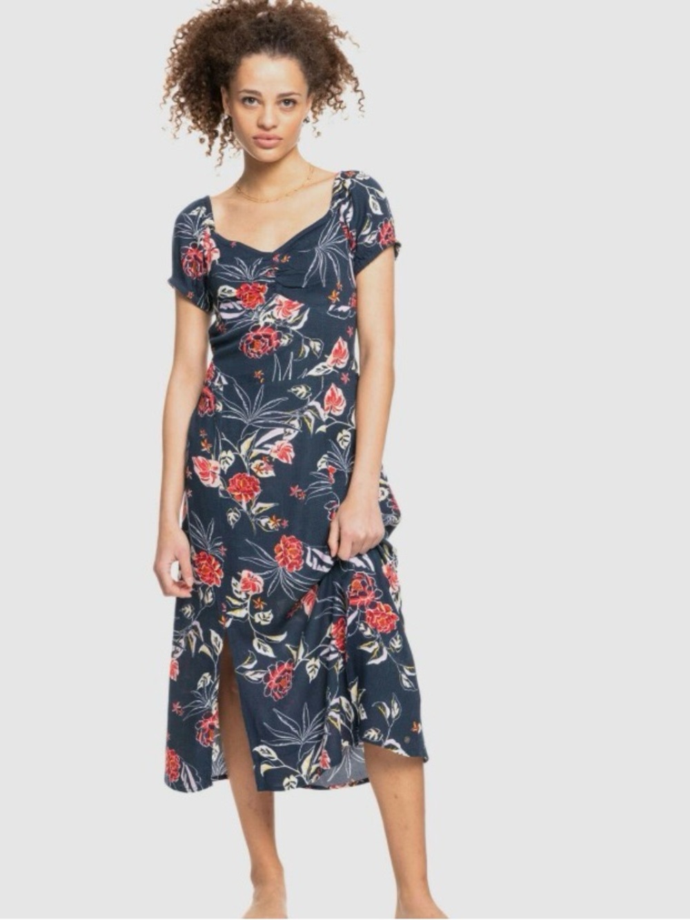 Roxy short sleeve midi dress